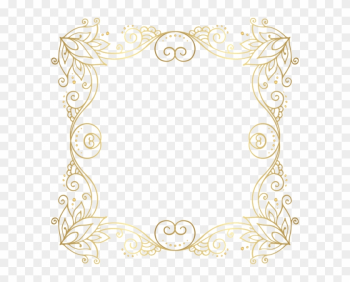 Gold Border Frame Png Clip Art Image - Curly Borders Gold Png Gold Border Frame Png Clip Art Image - Curly Borders Gold Png