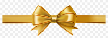 Gold Bow Ribbon Clipart - Golden Ribbon Bow Png Gold Bow Ribbon Clipart - Golden Ribbon Bow Png
