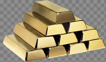 Gold Bricks PNG Free Download