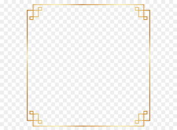 Gold Chinoiserie - Golden simple frame Gold Chinoiserie - Golden simple frame