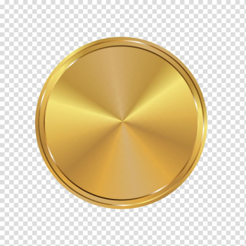 Gold coin , Gold Euclidean , Golden sparkle Badge transparent background PNG clipart