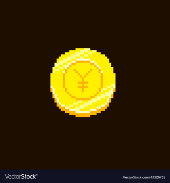 gold coin with yen symbol gold coin with yen symbol