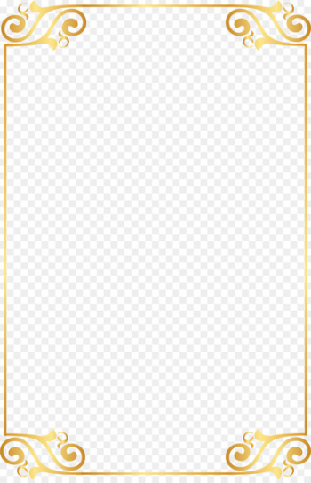 Gold Color - Gold pattern frame pattern 