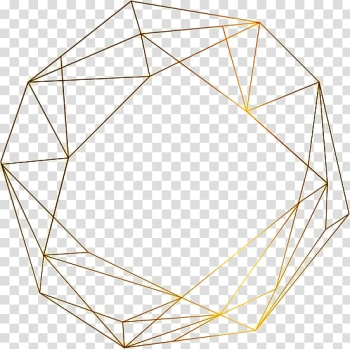 Gold-colored prism illustration, , line,Annulus transparent background PNG clipart