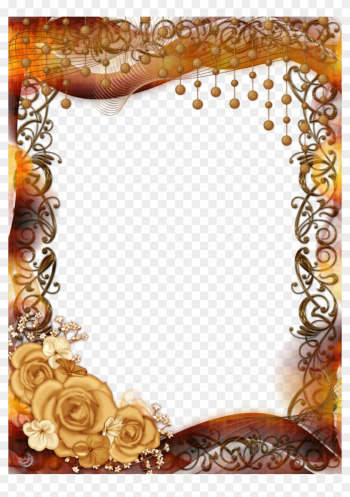 Gold Flower Frame Png Pic - Golden Frames Design Png Gold Flower Frame Png Pic - Golden Frames Design Png