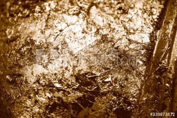Gold foil crumpled Gold foil crumpled