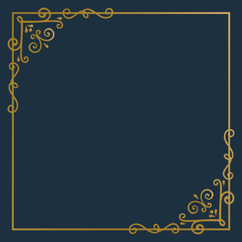 Gold frame background