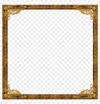 Gold Frame Borders Roses - Gold Frame Border Square Gold Frame Borders Roses - Gold Frame Border Square