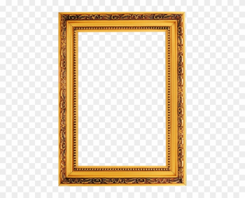 Gold Frame - Fancy Picture Frame Png