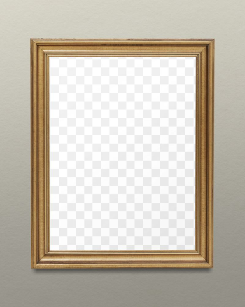 Gold frame png mockup, home | Free PNG Mockup - rawpixel