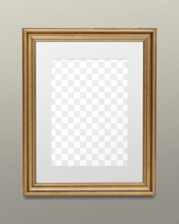 Gold frame png mockup, home | Free PNG Mockup - rawpixel