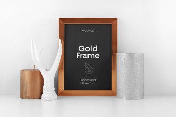 Gold Frame PSD Mockup mockup gold frame downland have fun! Gold Frame PSD Mockup mockup gold frame downland have fun!