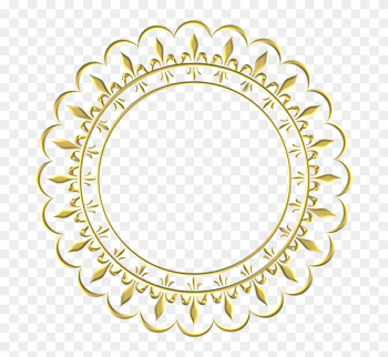 Gold Frame Round - Golden Frame Round Gold Frame Round - Golden Frame Round