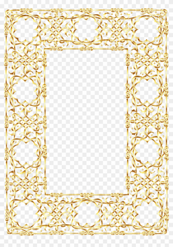 Gold Frame With No Background Clipart Desktop Wallpaper - Frame Png No Background