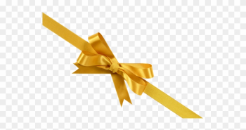 Gold Gift Bow - Gold Ribbon Gold Gift Bow - Gold Ribbon