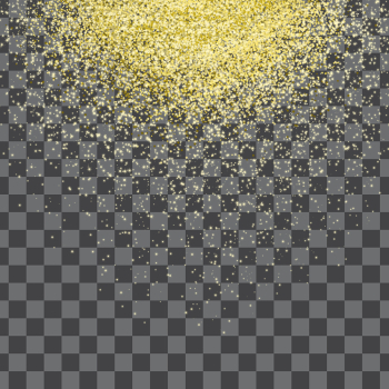 Gold Glitter Sparkle PNG transparent