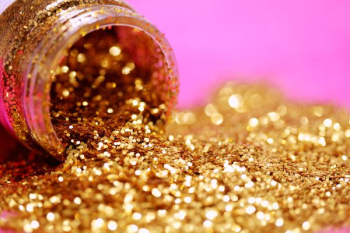 gold glitter with jar gold glitter with jar