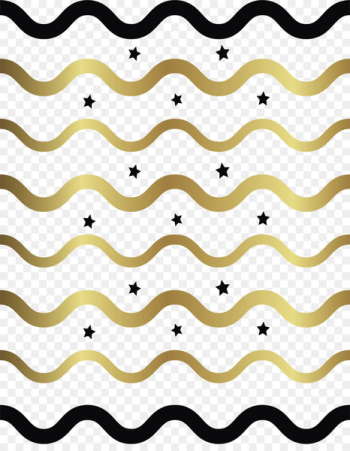 Gold - Golden wave stripes Gold - Golden wave stripes