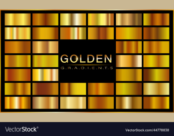 gold gradient set background icon texture