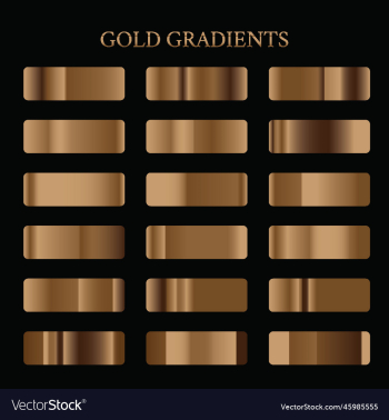 gold gradients set