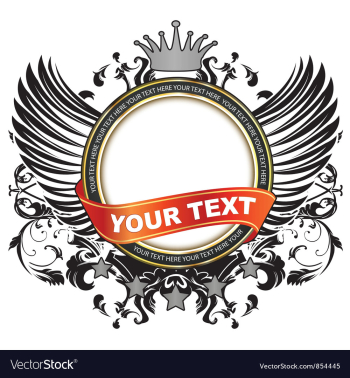 Gold label vector image Gold label vector image