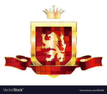 Gold label vector image Gold label vector image