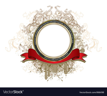 Gold label vector image Gold label vector image