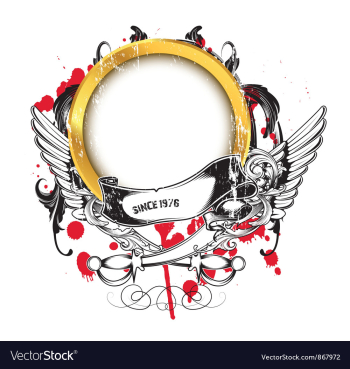 Gold label vector image Gold label vector image