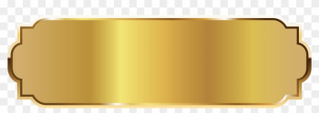 Gold Labels With Transparent Background - Template Name Png