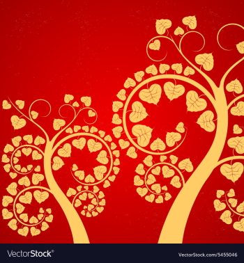 Gold leaf vector image Gold leaf vector image