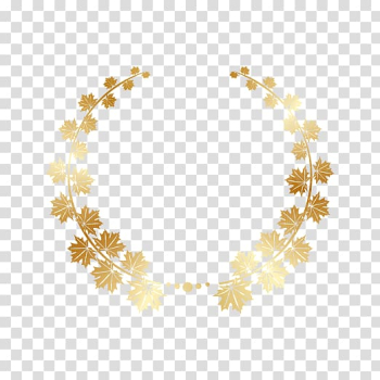 Gold leaves , Gold Maple Leaf wreath ring transparent background PNG clipart Gold leaves , Gold Maple Leaf wreath ring transparent background PNG clipart