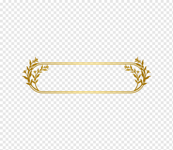 Gold Line, Gold Line border, oblong floral frame, text, rectangle, gold png