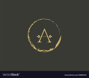 gold logo initials letter gold logo initials letter