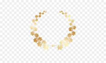 Gold Maple Leaf wreath ring Gold Maple Leaf wreath ring