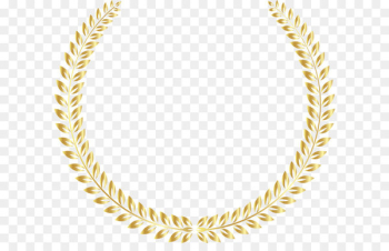 Gold medal Laurel wreath Christmas - Golden rice circle Gold medal Laurel wreath Christmas - Golden rice circle