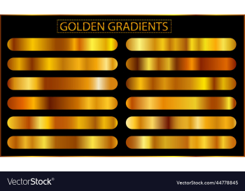 gold metal gradient collection and gold foil