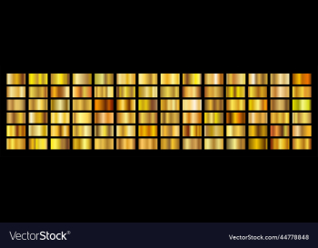 gold metal gradient collection and gold foil