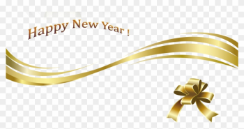 Gold New Year Png Images Happy Holidays Pictures - Happy New Year Png Text