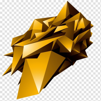 Gold Object PNG Image Background