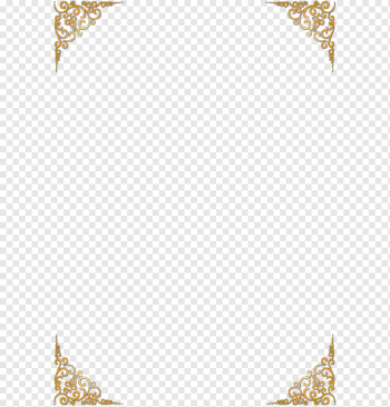 Gold pattern frame, brown wrought frame decor, frame, golden Frame, trendy Frame png