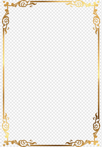 Gold pattern frame, gold and brown floral frame, frame, golden Frame, rectangle png