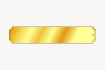 Gold plaque sign clipart, collage | Free Vector - rawpixel Gold plaque sign clipart, collage | Free Vector - rawpixel