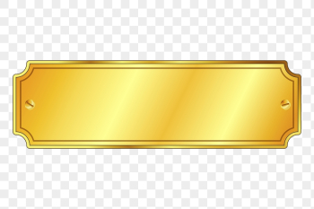 Gold plaque sign png sticker, | Free PNG - rawpixel Gold plaque sign png sticker, | Free PNG - rawpixel
