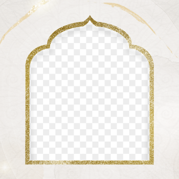 Gold Ramadan png frame, transparent | Free PNG - rawpixel