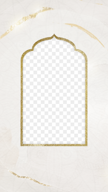 Gold Ramadan png frame, transparent | Free PNG - rawpixel