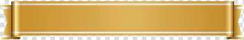 Gold ribbon illustration, Banner Poster , GOLD BANNER transparent background PNG clipart