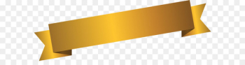 Gold ribbon label Gold ribbon label