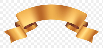 Gold Ribbon PNG, transparent label banner… | Free stock illustration | High Resolution graphic
