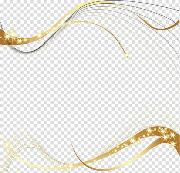 Gold ribbon template, , Gold silk ribbon transparent background PNG clipart