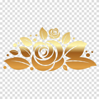 Gold rose illustration, Gold Rose , Gold rose painting transparent background PNG clipart